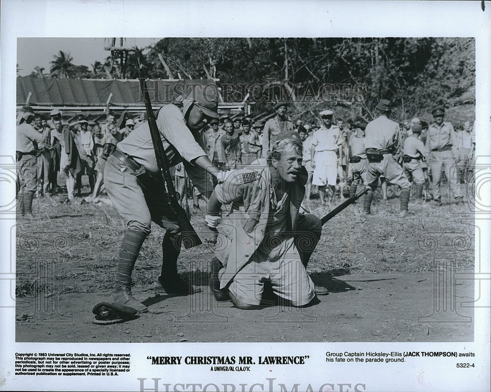 1983 Press Photo Actor Jack Thompson in &quot;Merry Christmas, Mr. Lawrence&quot;- Historic Images