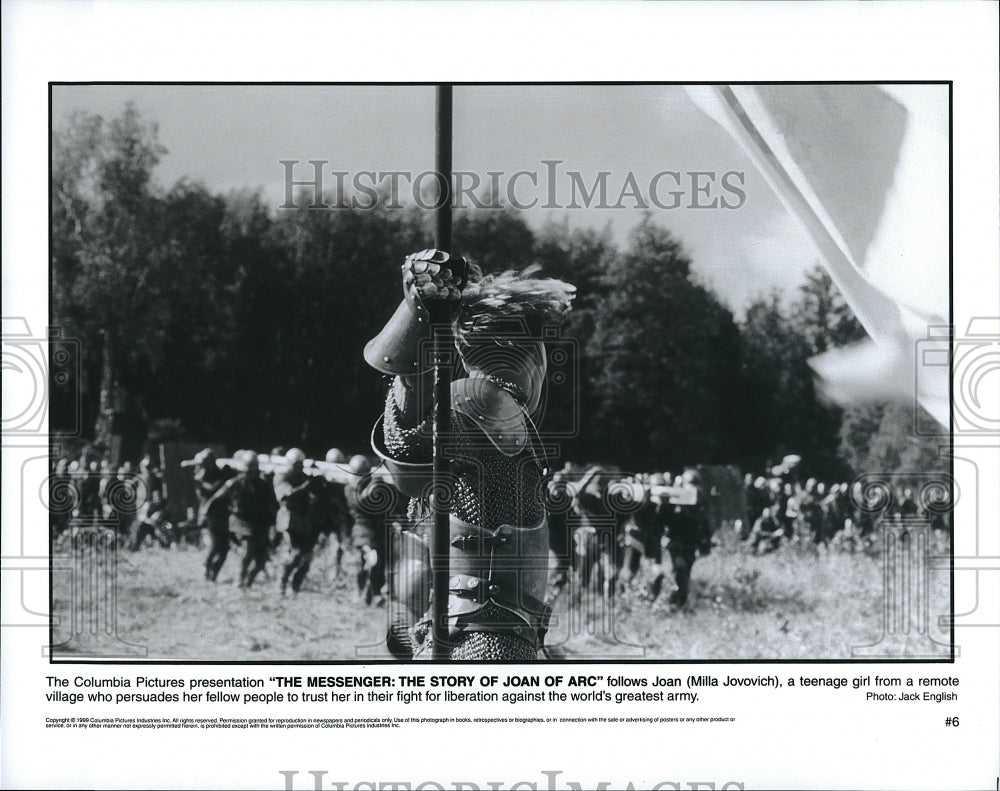 1993 Press Photo  &quot;The Messenger: The Story of Joan of Arc&quot; Milla Jovovich- Historic Images