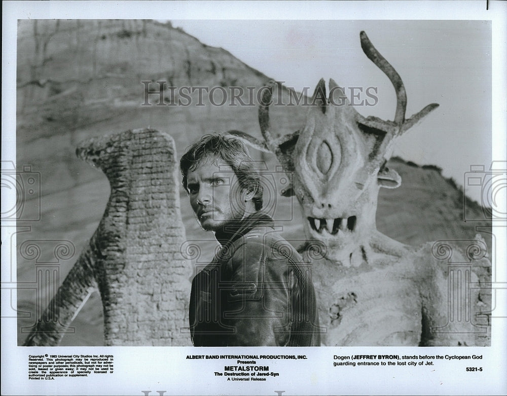 1988 Press Photo &quot;Metalstornm&quot; starring Jeffrey Byron- Historic Images