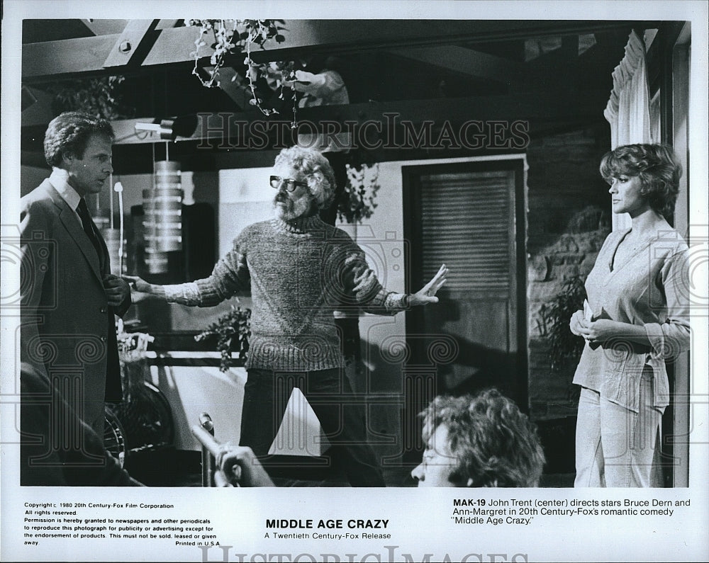 1980 Press Photo John Trent &amp; Bruce Dern star in &quot;Middle Age Crazy&quot;- Historic Images