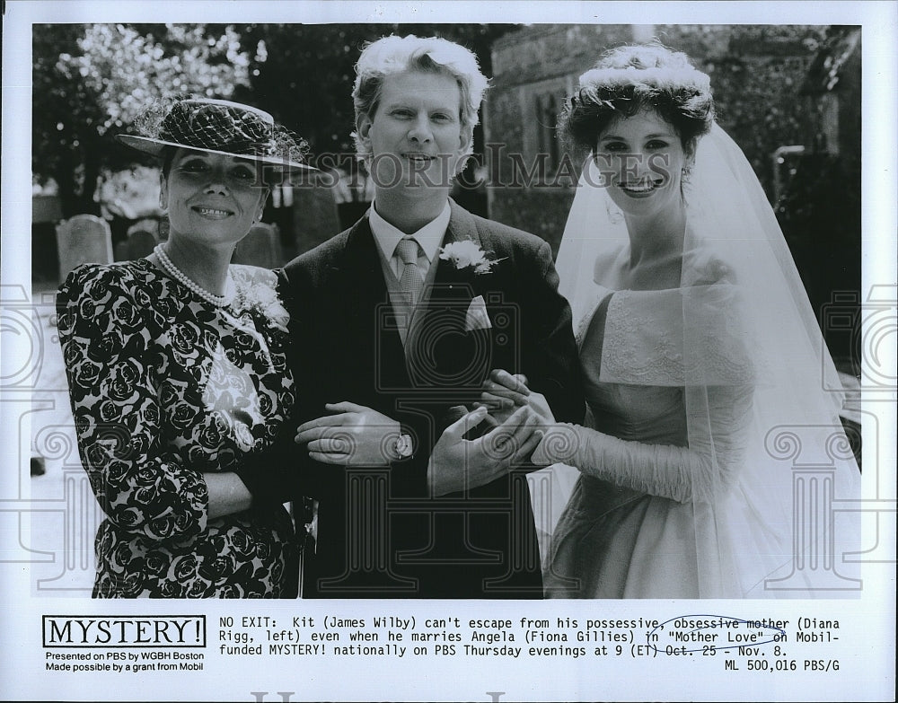 1991 Press Photo &quot;Mother Love&quot; James Wilby, Fiona Gillies- Historic Images