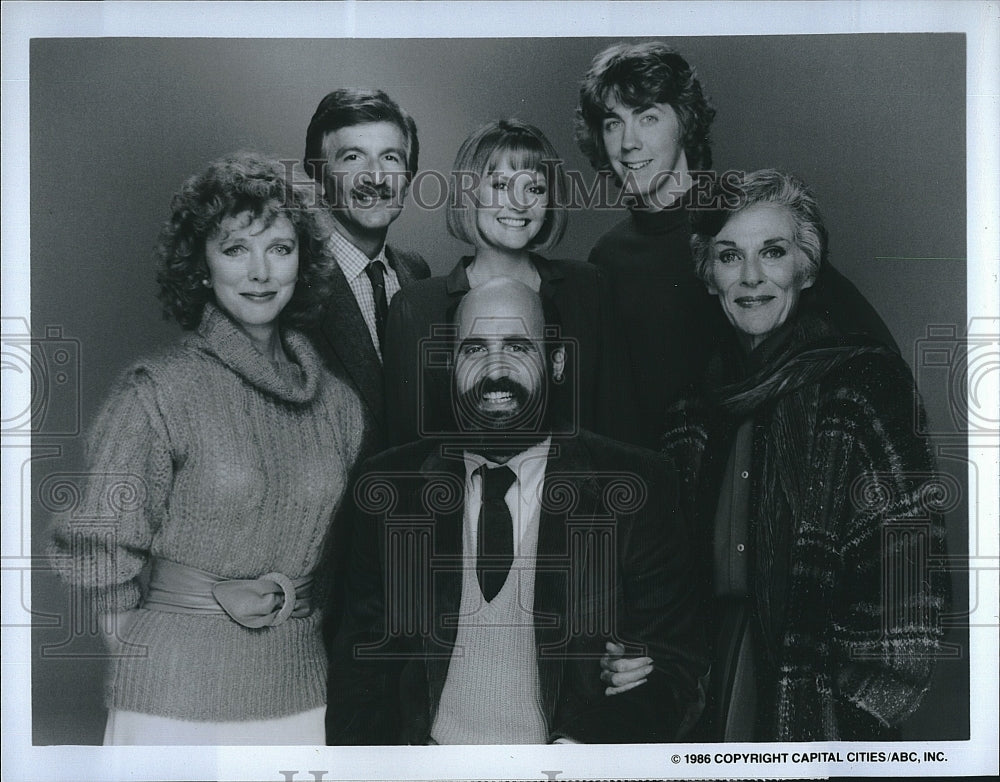 1986 Press Photo &quot;Mr Sunshine&quot; Jeffrey Tambor, Leonard Frey, Nan Martin- Historic Images