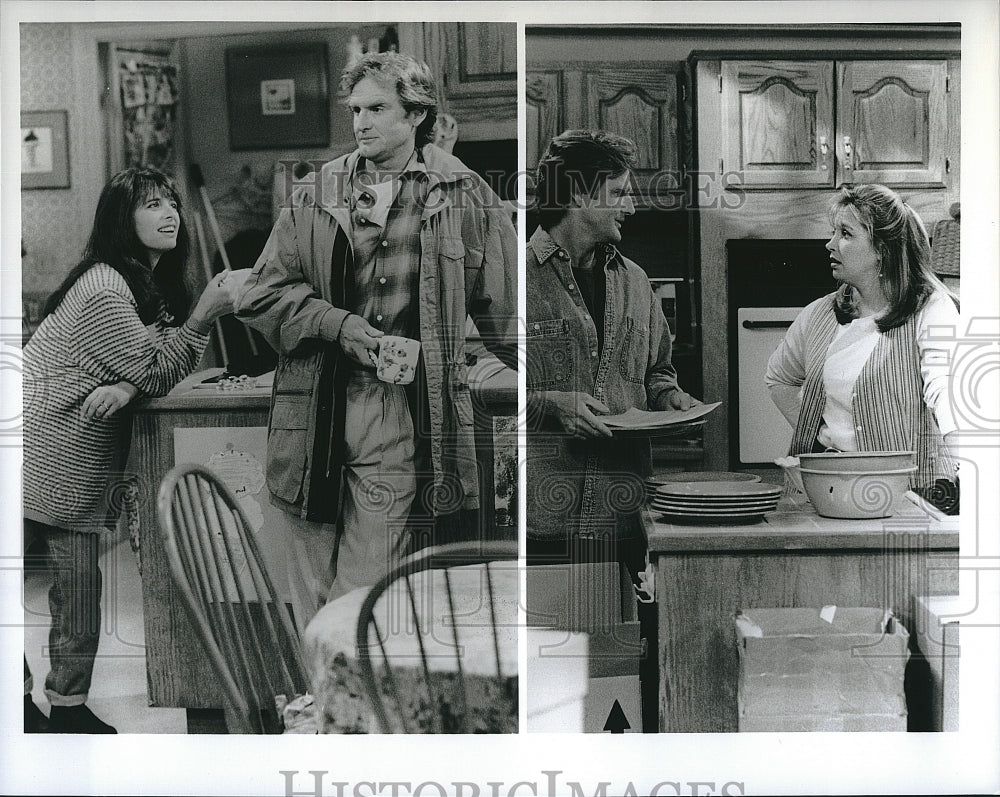 Press Photo Marilyn Kentz Jere Burns and Caryl Kristensen in &quot;The Mommies&quot;- Historic Images