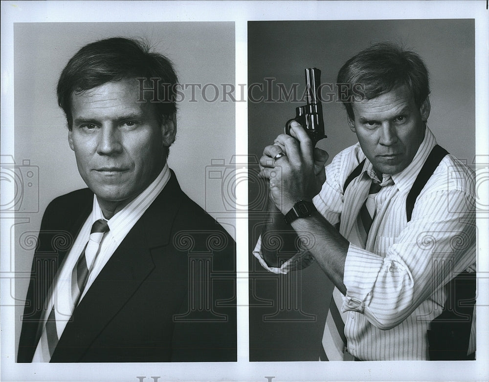 1986 Press Photo &quot;The New Mike Hammer&quot; starring Don Stroud- Historic Images