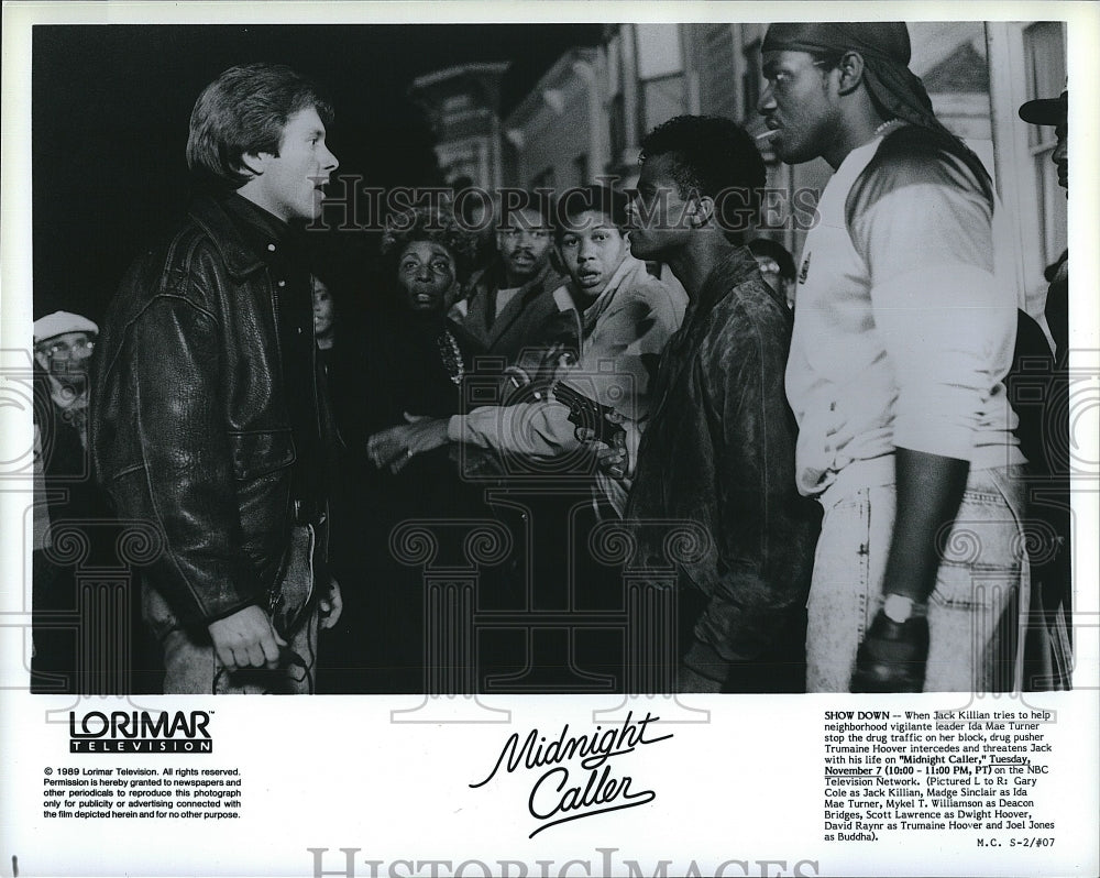 1989 Press Photo &quot;Midnight Caller&quot; Gary Cole stars- Historic Images