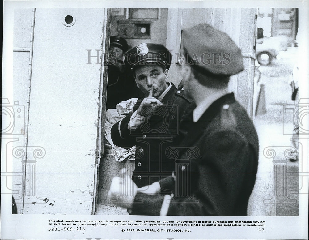 1978 Press Photo Peter Falk in &quot;The Brinks Job&quot;- Historic Images