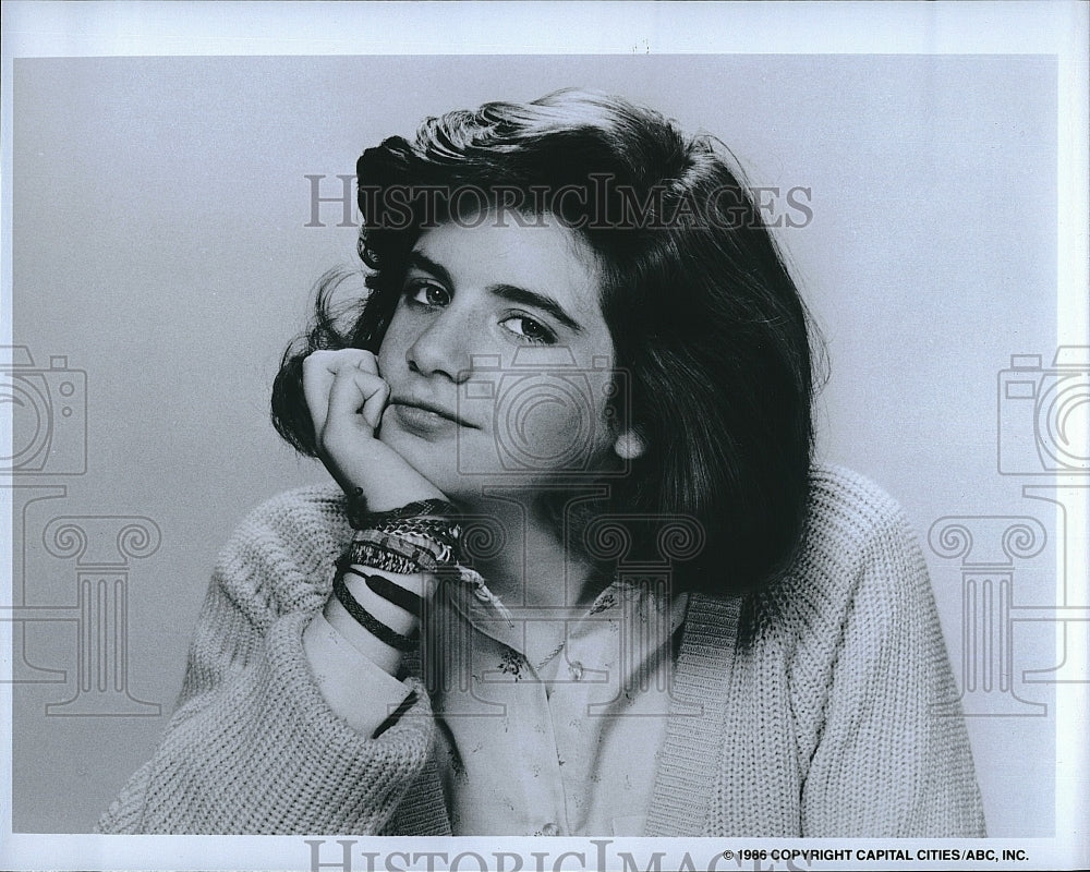 1986 Press Photo Skye Bassett Actress in &quot;Dads&quot;- Historic Images