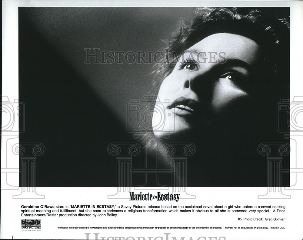 Press Photo Geraldine O&#39;Rawe in &quot;Mariette in Ecstacy&quot;- Historic Images