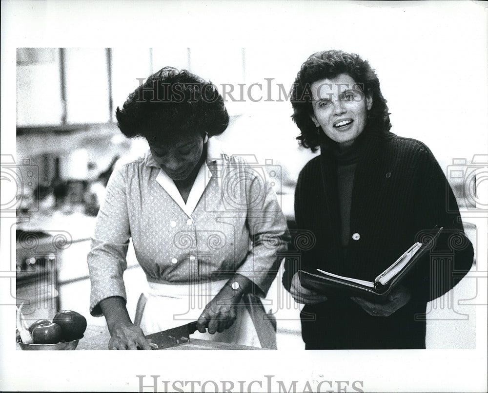 Press Photo Nery Clayton and Amy Imes in &quot;Maid to Order&quot;- Historic Images