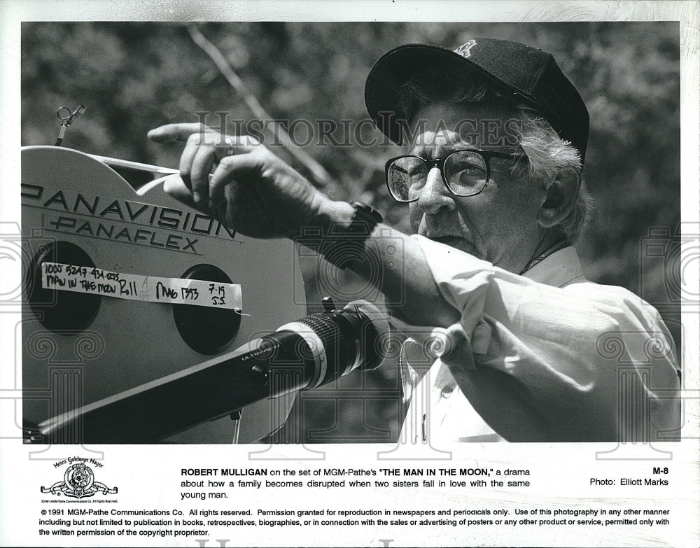 1991 Press Photo Robert Mulligan Director of &quot;The Man in the Moon&quot;- Historic Images