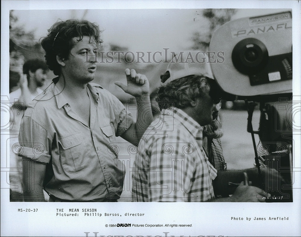 1984 Press Photo Phillip Borsos Director of &quot;The Mean Season&quot;- Historic Images