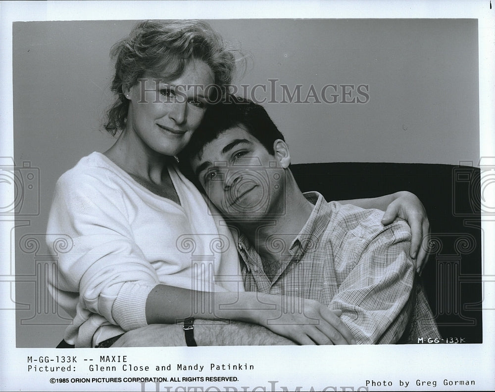 1985 Press Photo Glenn Close &amp; Mandy Patinkin star in &quot;Maxie&quot;- Historic Images