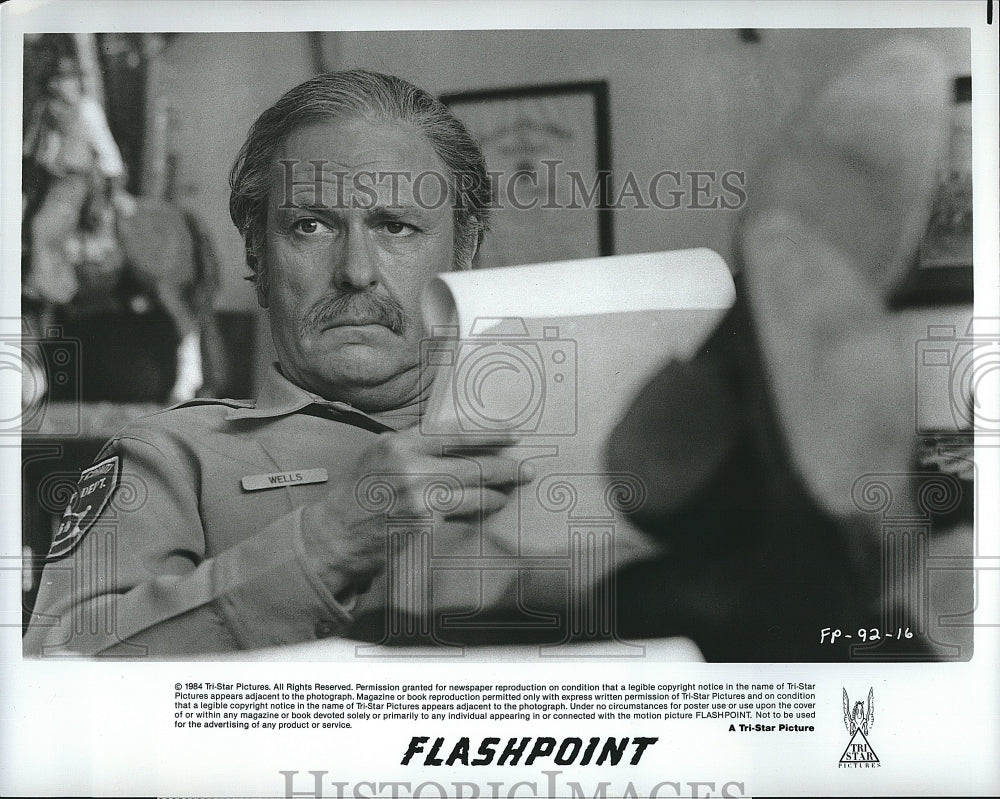 1984 Press Photo Rip Torn stars in &quot;Flashpoint&quot;- Historic Images