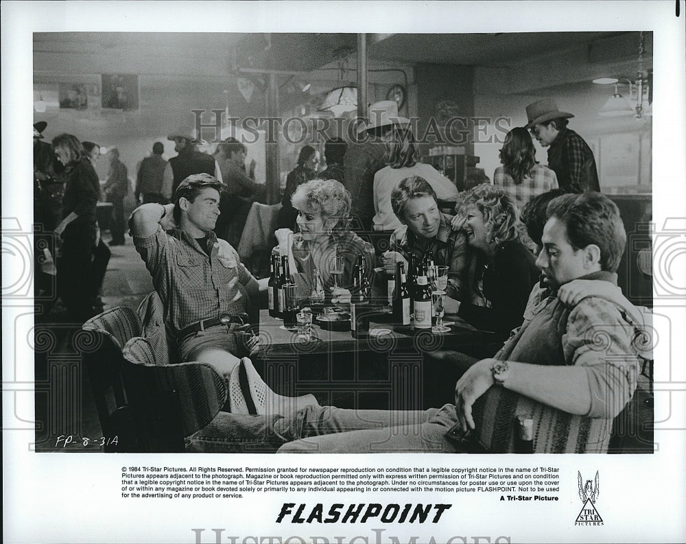 1984 Press Photo Treat Williams &amp; Jean Smart star in &quot;Flashpoint&quot;- Historic Images