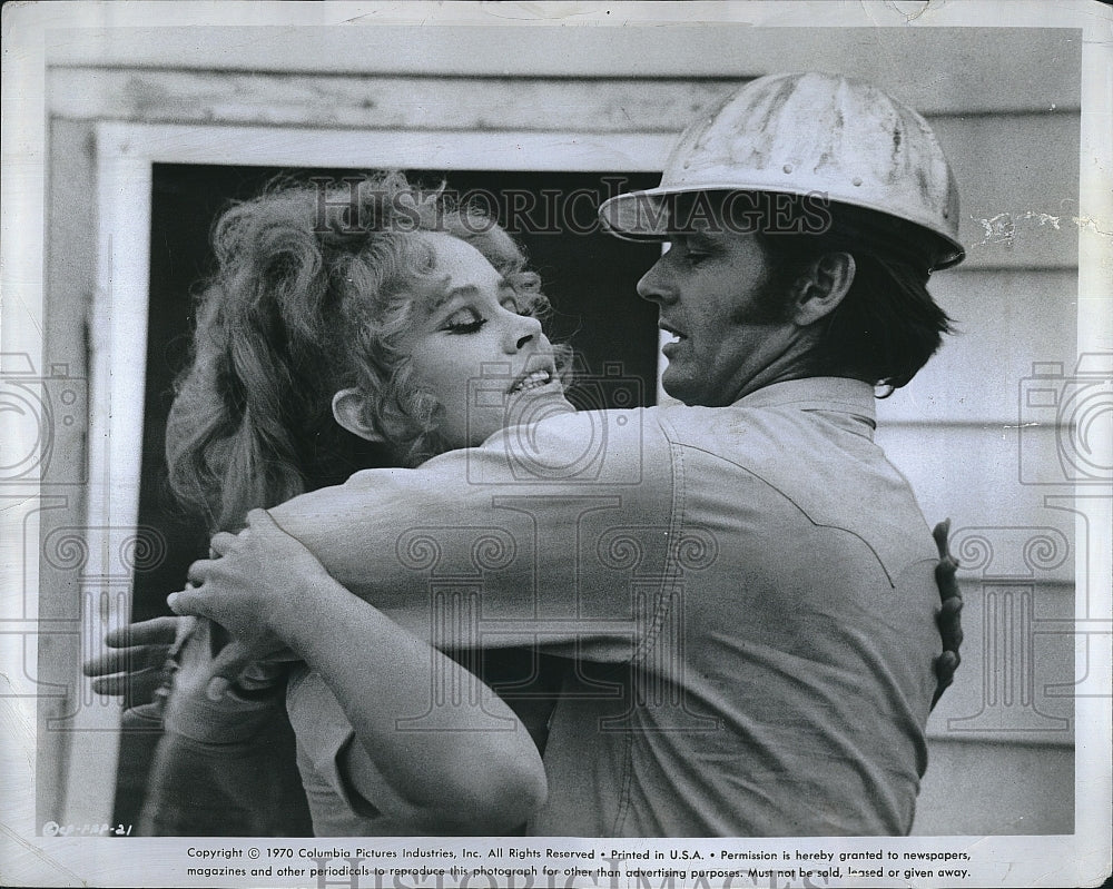 1971 Press Photo Karen Black &amp; Jack Nicholson star in &quot;Five Easy Pieces&quot;- Historic Images