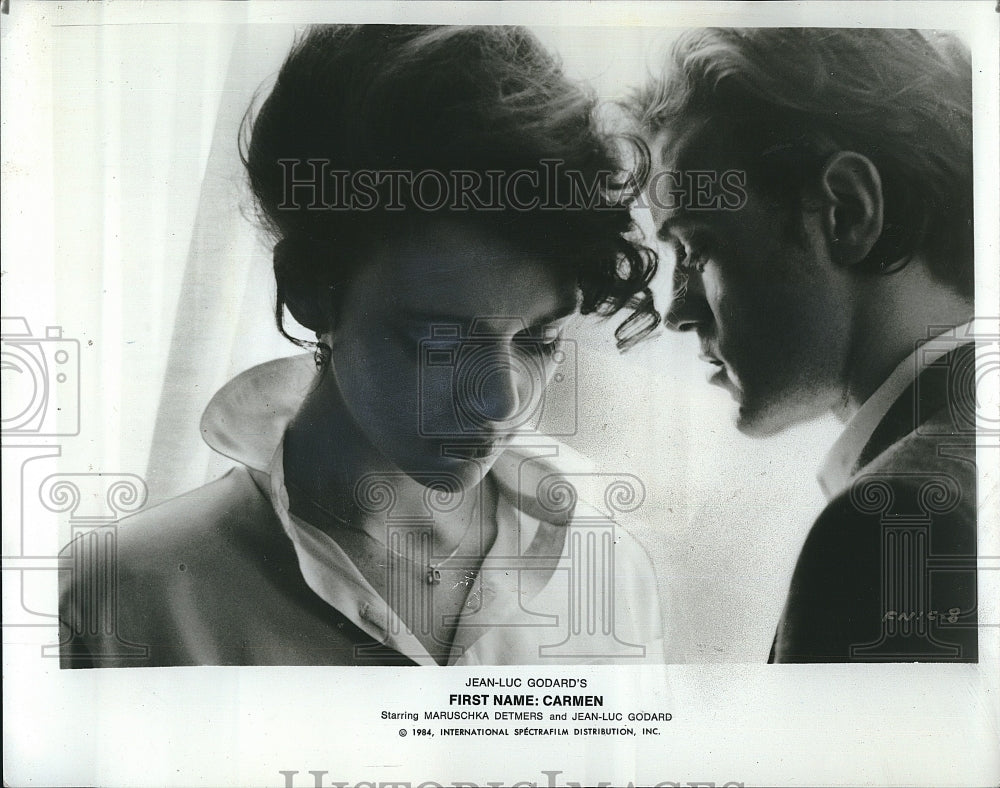 1984 Press Photo Dutch Actress Maruschka Detmers in &quot;First Name: Carmen&quot;.- Historic Images