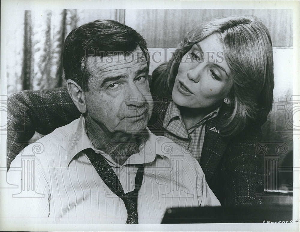 1986 Press Photo Walter Matthau &amp; Jill Clayburgh in First Monday in October- Historic Images