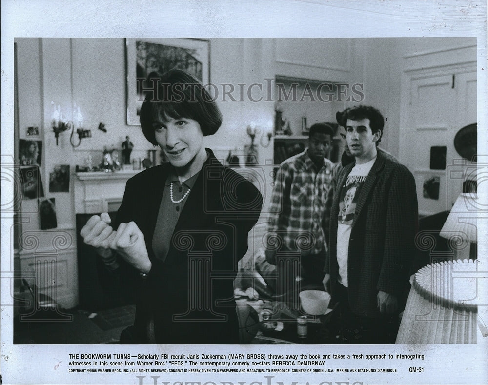 1988 Press Photo Actress Mary Gross in &quot;FEDS&quot;- Historic Images