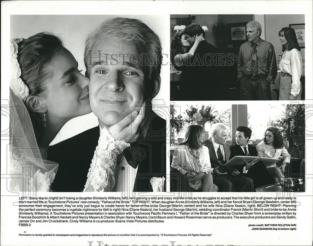 1991 Press Photo Actor Steve Martin in &quot;Father of the Bride&quot;- Historic Images