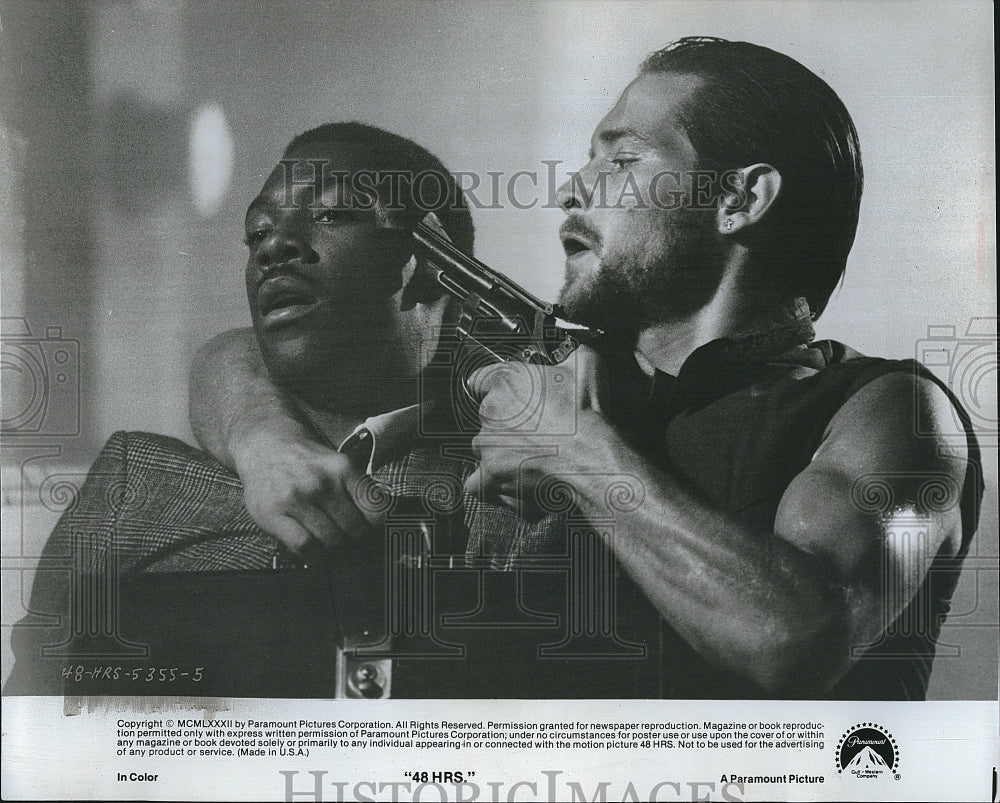 1982 Press Photo Actor Eddie Murphy in &quot;48 HRS.&quot;- Historic Images