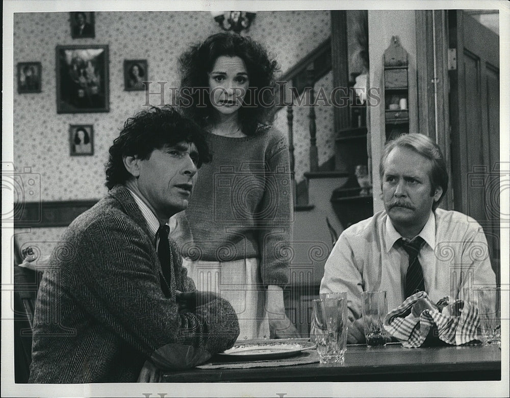 1984 Press Photo Paul Sand, Judith-Marie Bergan, Martin Mull &quot;Domestic Life&quot;- Historic Images