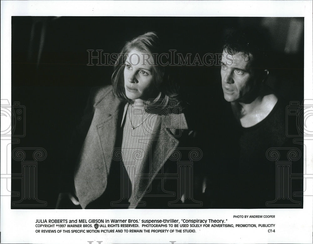 1997 Press Photo Conspiracy Theory" Julia Roberts- Historic Images