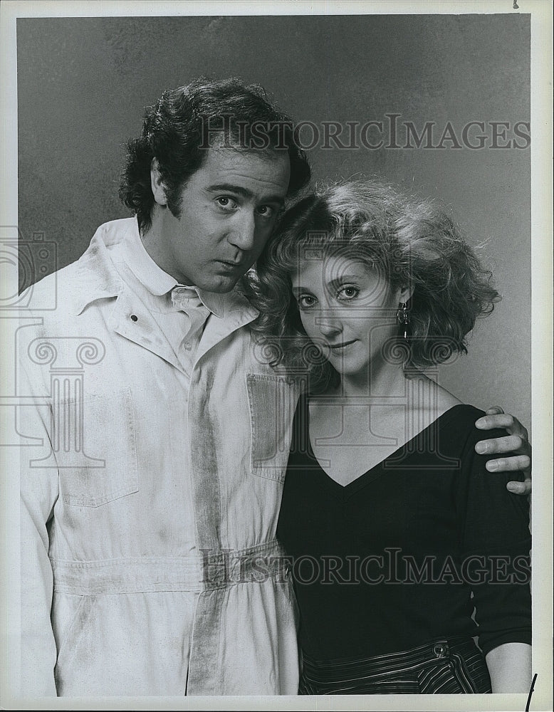 1982 Press Photo Andy Kaufman, Carol Kane &quot;Taxi&quot;- Historic Images