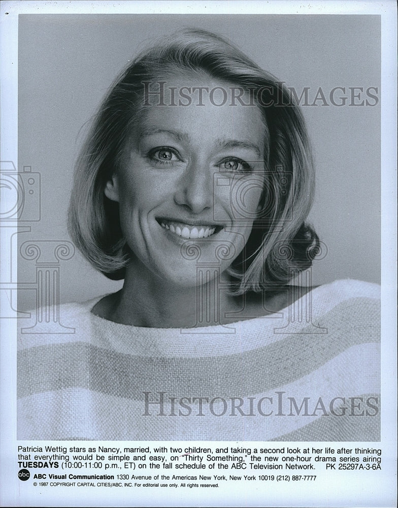 1987 Press Photo Patricia Wettig Actress Thirty Something- Historic Images