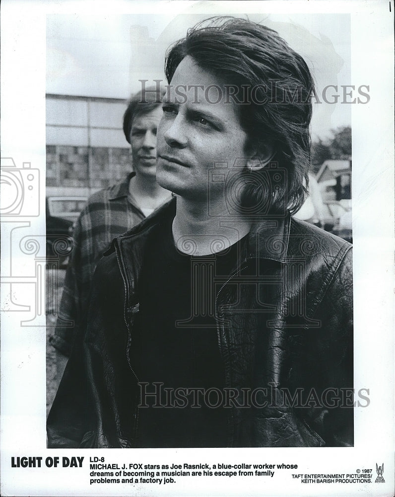 1987 Press Photo Light of Day Michael J. Fox- Historic Images