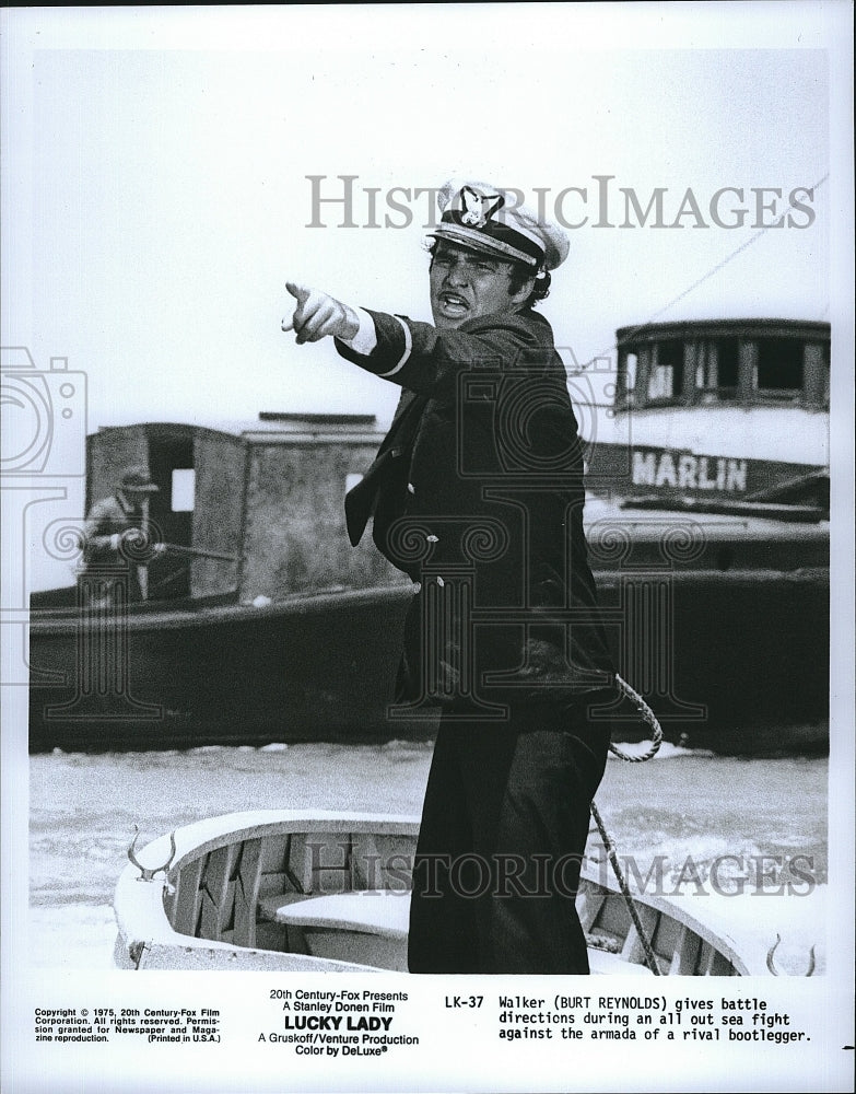 1975 Press Photo Lucky Lady Burt Reynolds- Historic Images