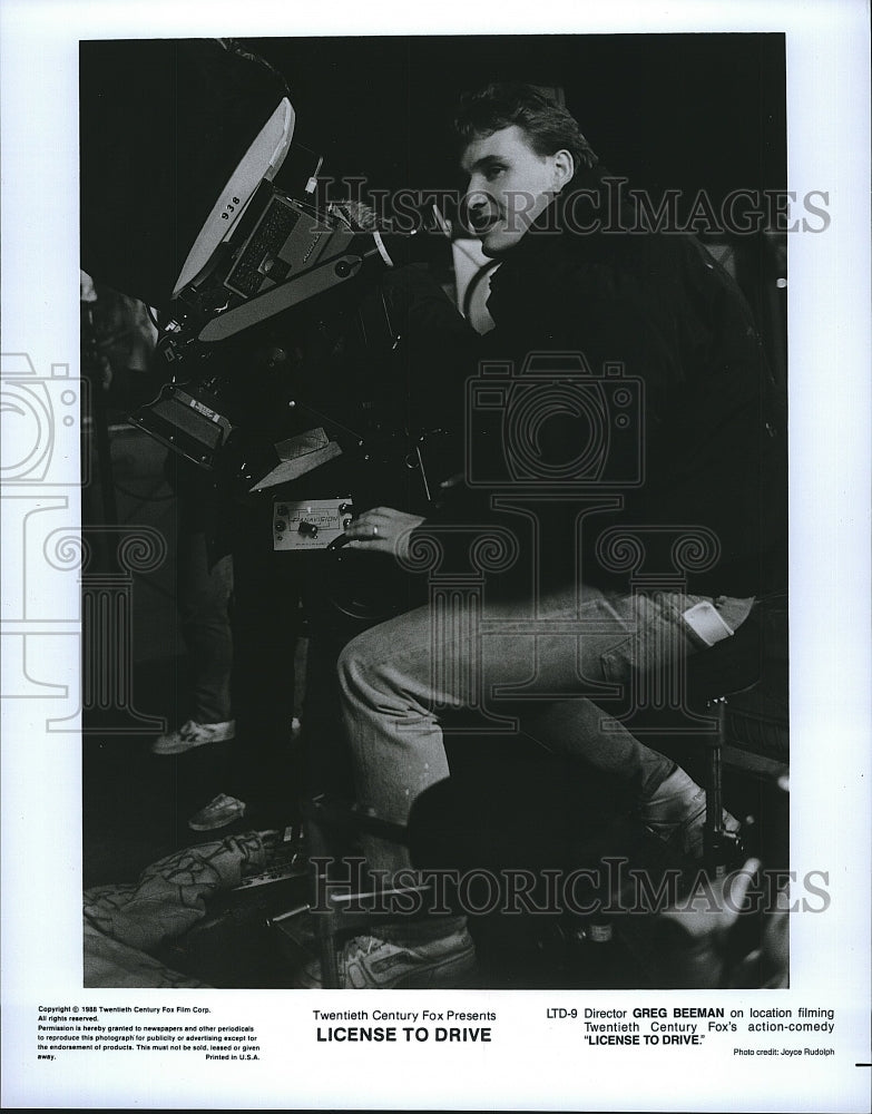 1988 Press Photo License to Drive Greg Beeman Movie Actor- Historic Images