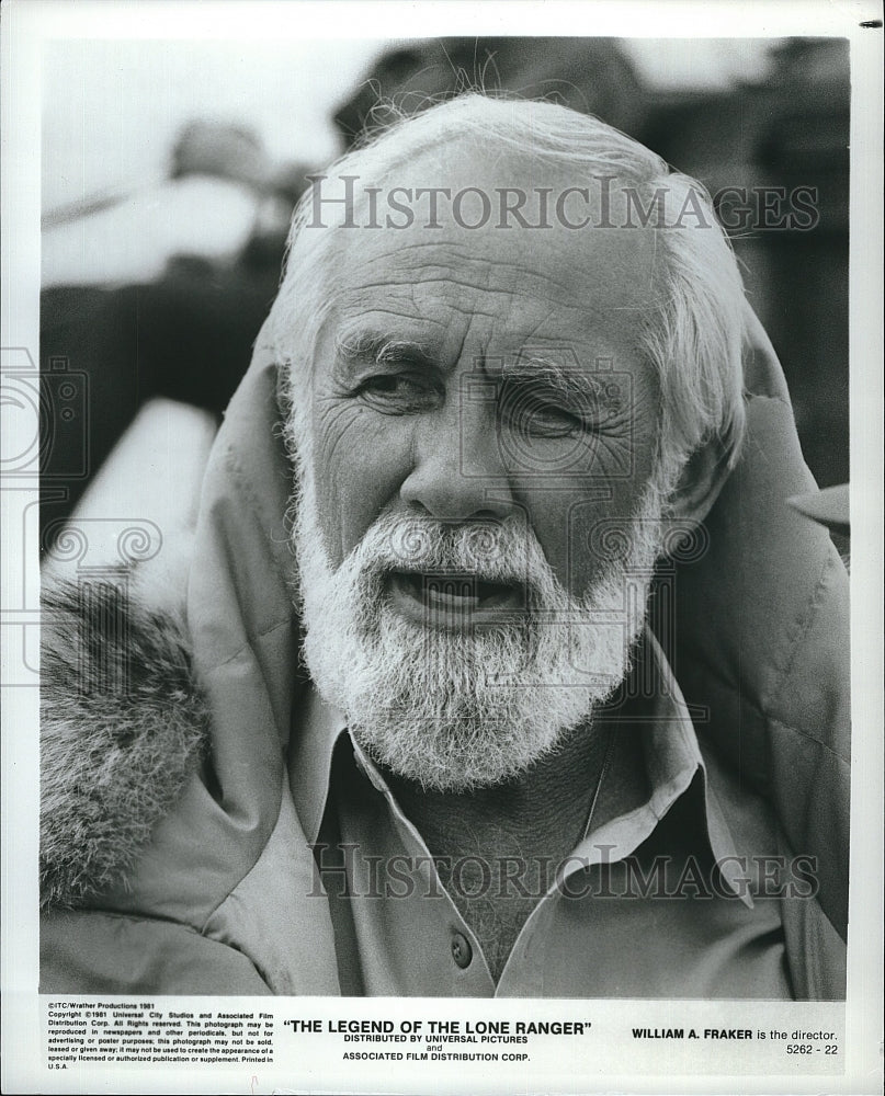 1961 Press Photo Director William A. Fraker On Set &quot;Legend Of The Lone Ranger&quot;- Historic Images