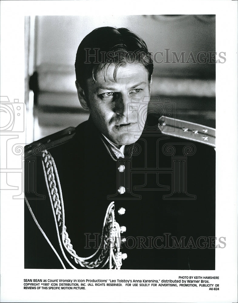 1997 Press Photo  &quot;Leo Tolstoy&#39;s Ksrenina&quot;  Sean Bean- Historic Images