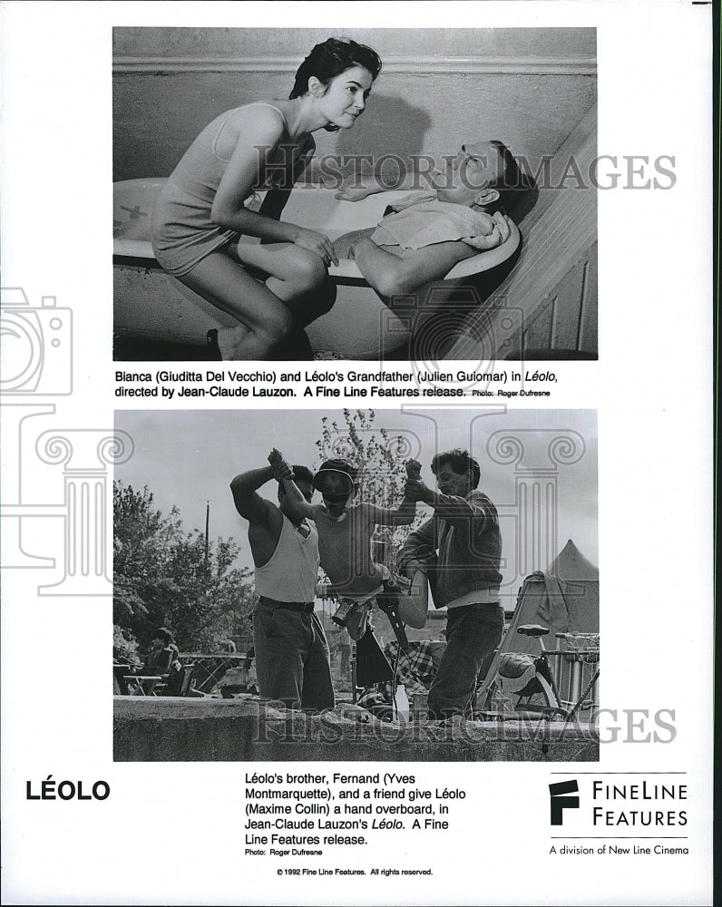 1992 Press Photo Leolo Giuditta Del Vecchio Julien Guiomar- Historic Images