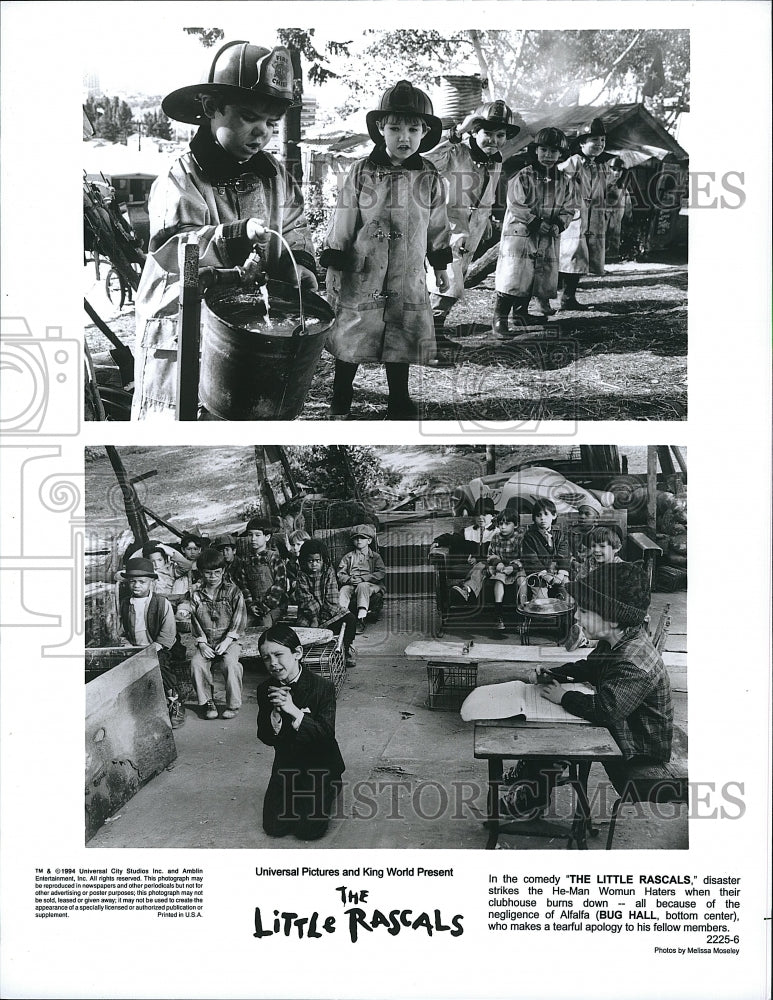 1994 Press Photo  &quot;The Little Rascals&quot; Z Mabry,KJ Woods,T Tedford,J Warkol,- Historic Images