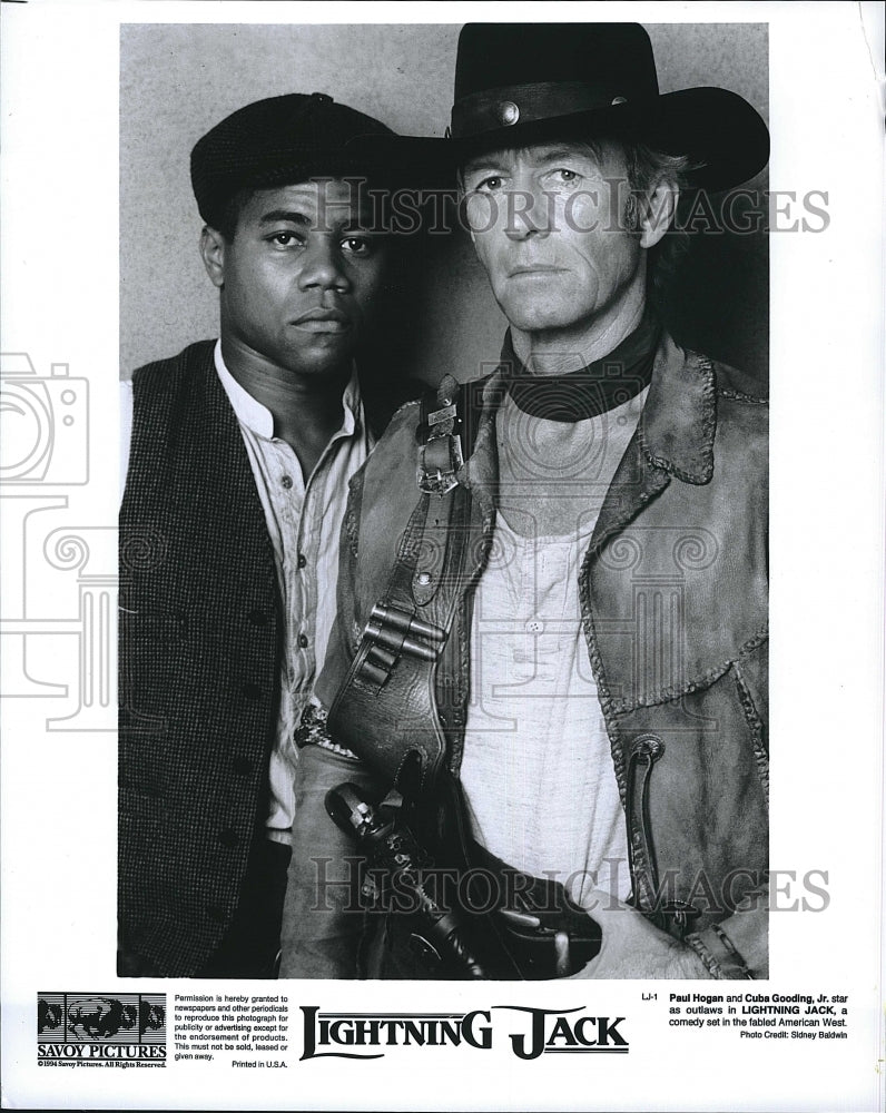 Press Photo Lightning Jack Paul Hogan Cuba Gooding Jr.- Historic Images