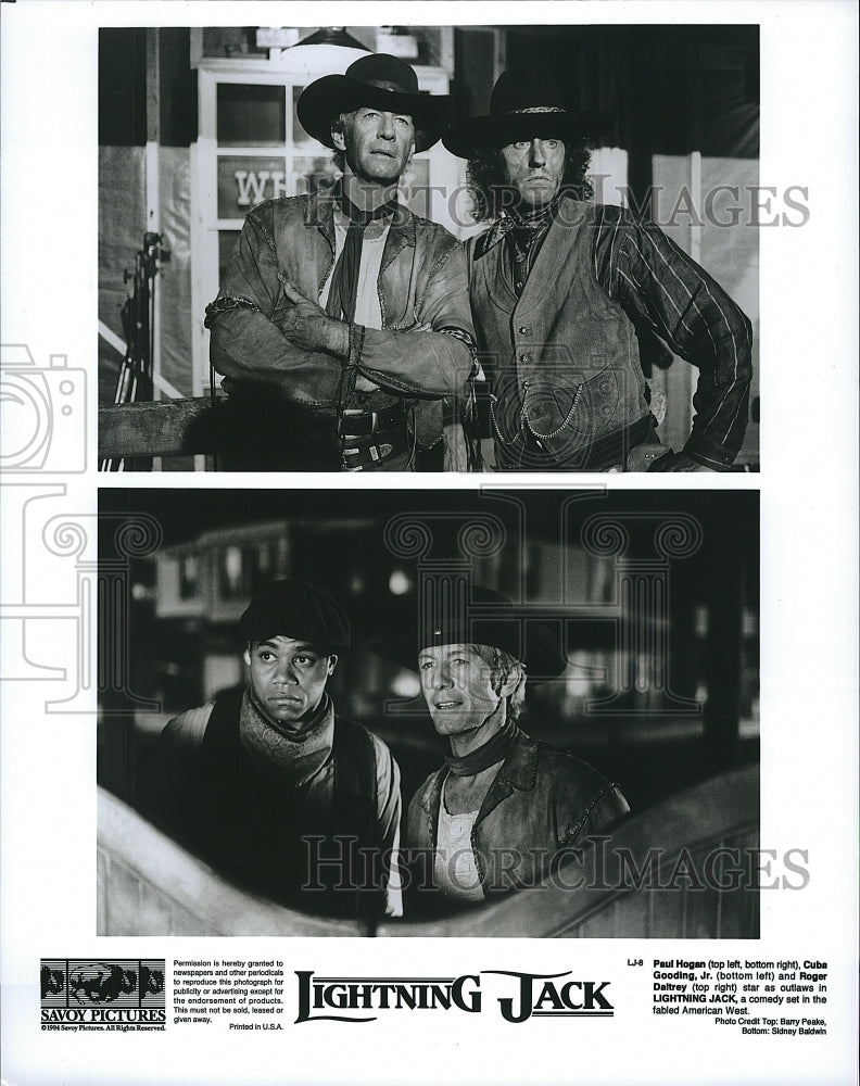 Press Photo Lightning Jack Paul Hogan Cuba Gooding Jr. Roger Daltrey - Historic Images