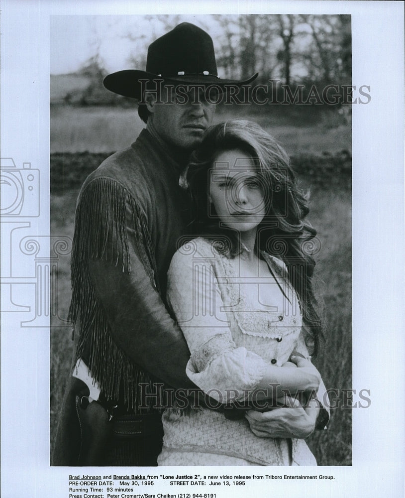 1995 Press Photo Lone Justice 2 Brad Johnson Brenda Bakke- Historic Images