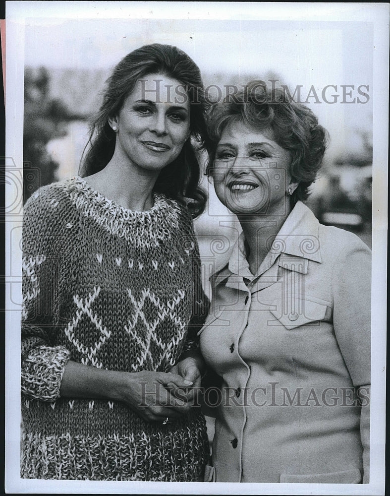 1984 Press Photo &quot;Jessie&quot; starring Lindsay Wagner, Celeste Holm- Historic Images