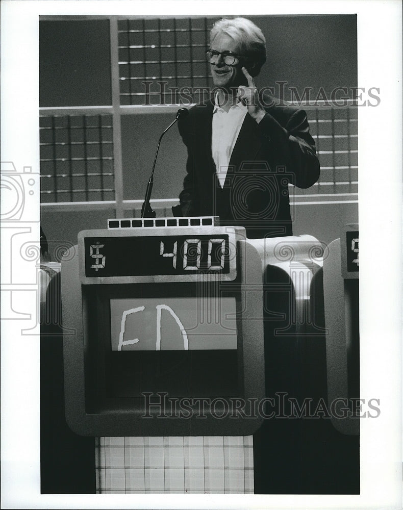 Press Photo Ed Begley Jr Appears On &quot;Celebrity Jeopardy&quot;- Historic Images