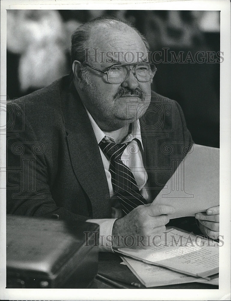 1987 Press Photo William Conrad Jake and the Fatman- Historic Images