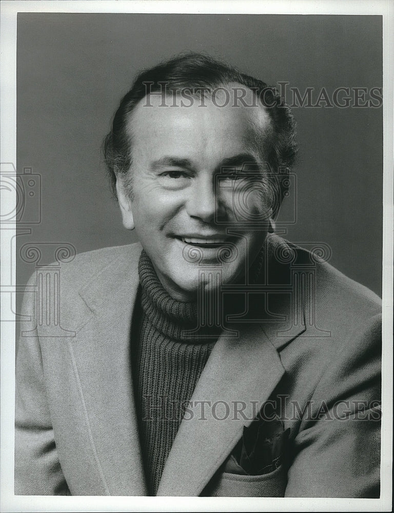 1973 Press Photo Actor Jack Parr on &quot;Jack Parr Tonite&quot;- Historic Images