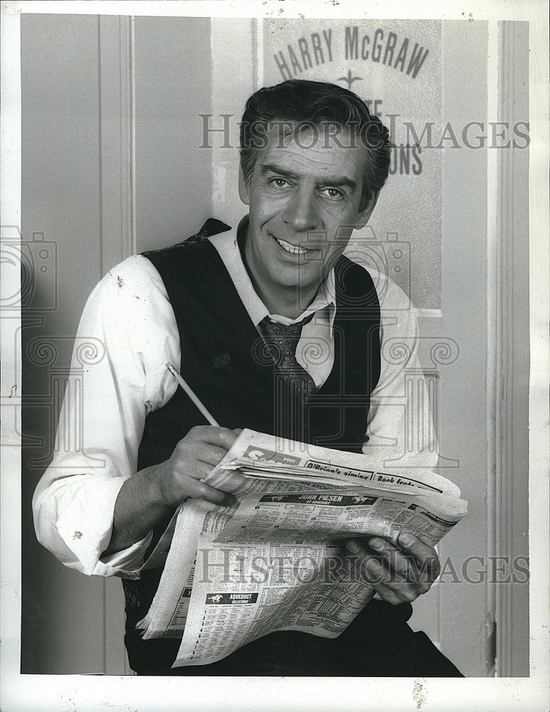 1987 Press Photo Jerry Orbach &quot;The Law and Harry McGraw&quot;- Historic Images