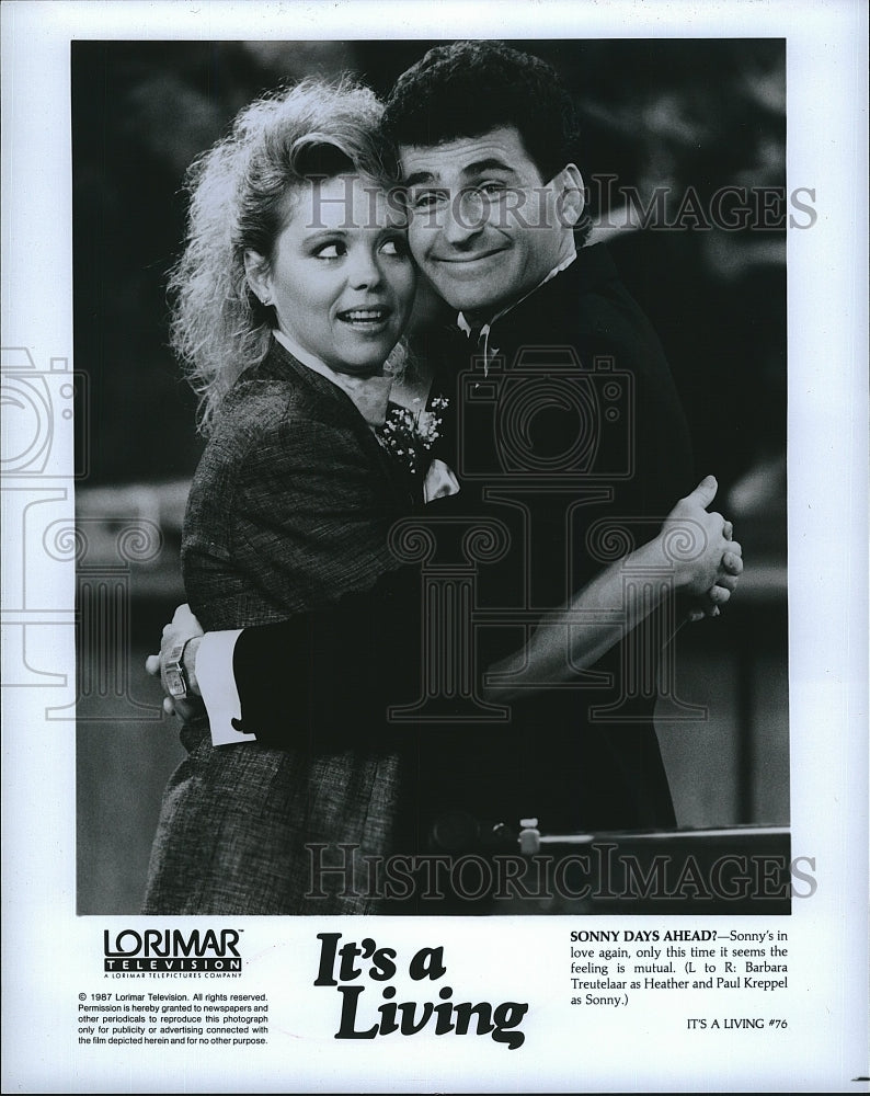 1988 Press Photo &quot;It&#39;s A Living&quot; Barbara Treutelaar, Paul Kreppel- Historic Images