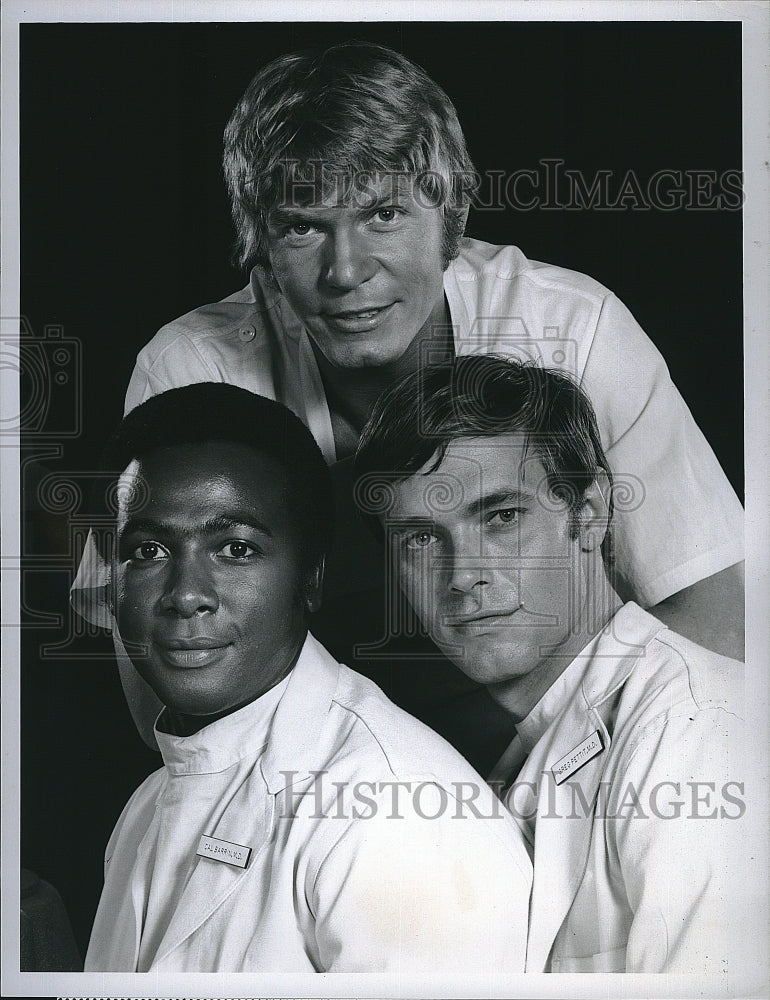 1970 Press Photo Hal Frederick, C. Stone, Stephen Brooks &quot;The Interns&quot;- Historic Images