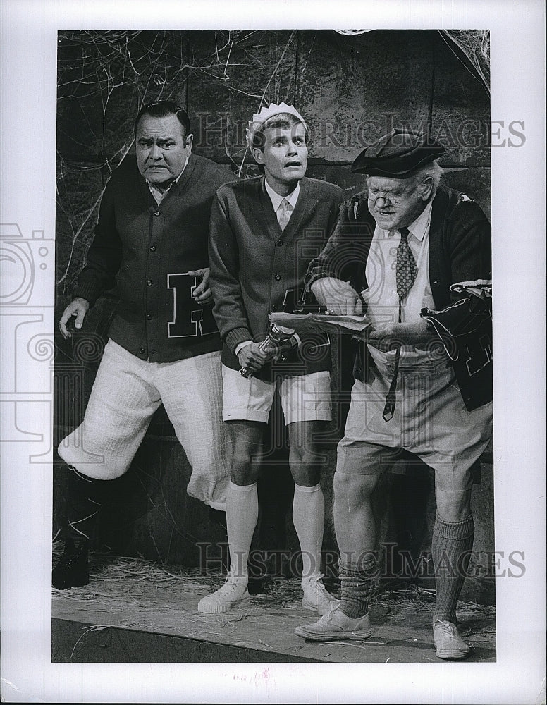 1968 Press Photo Winters, Rannow, Arquette in &quot;The Jonathan Winters Show&quot;- Historic Images