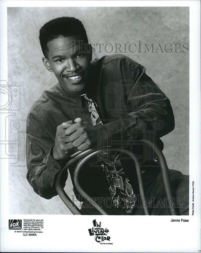 1993 Press Photo Actor Jamie Foxx In &quot;In Living Color&quot; - Historic Images