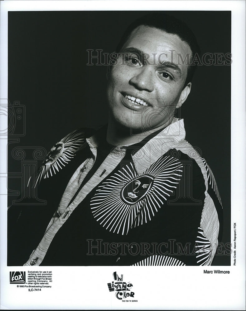 1993 Press Photo Actor Marc Wilmore In "In Living Color" - Historic Images