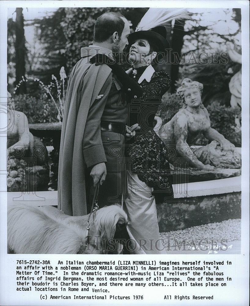 1976 Press Photo Actress Liza Minnelli In &quot;A Matter Of Time&quot;- Historic Images