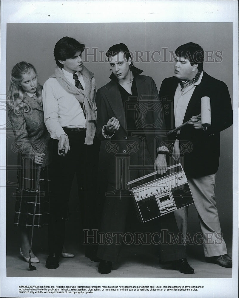 1984 Press Photo Judd Nelson and others in "Making the Grade"- Historic Images